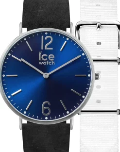 Ice-Watch Herren Armbanduhr ICE CITY 41MM 001371 Leder und Nylon Armband