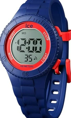 Ice-Watch Kinder Armbanduhr ICE digit - Blue red - Small 021271