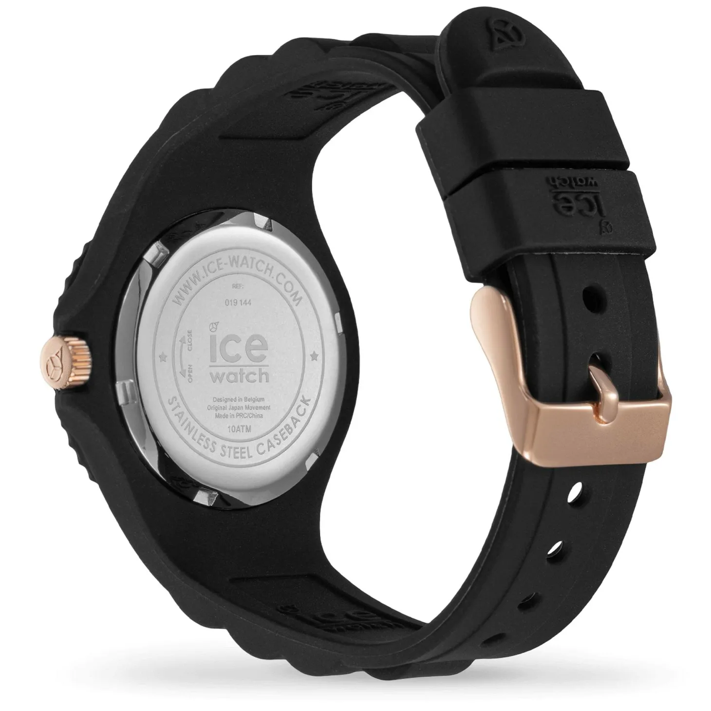 Ice-Watch Unisex Armbanduhr ICE generation - Sunset black 35 mm Armband Silikon 019144