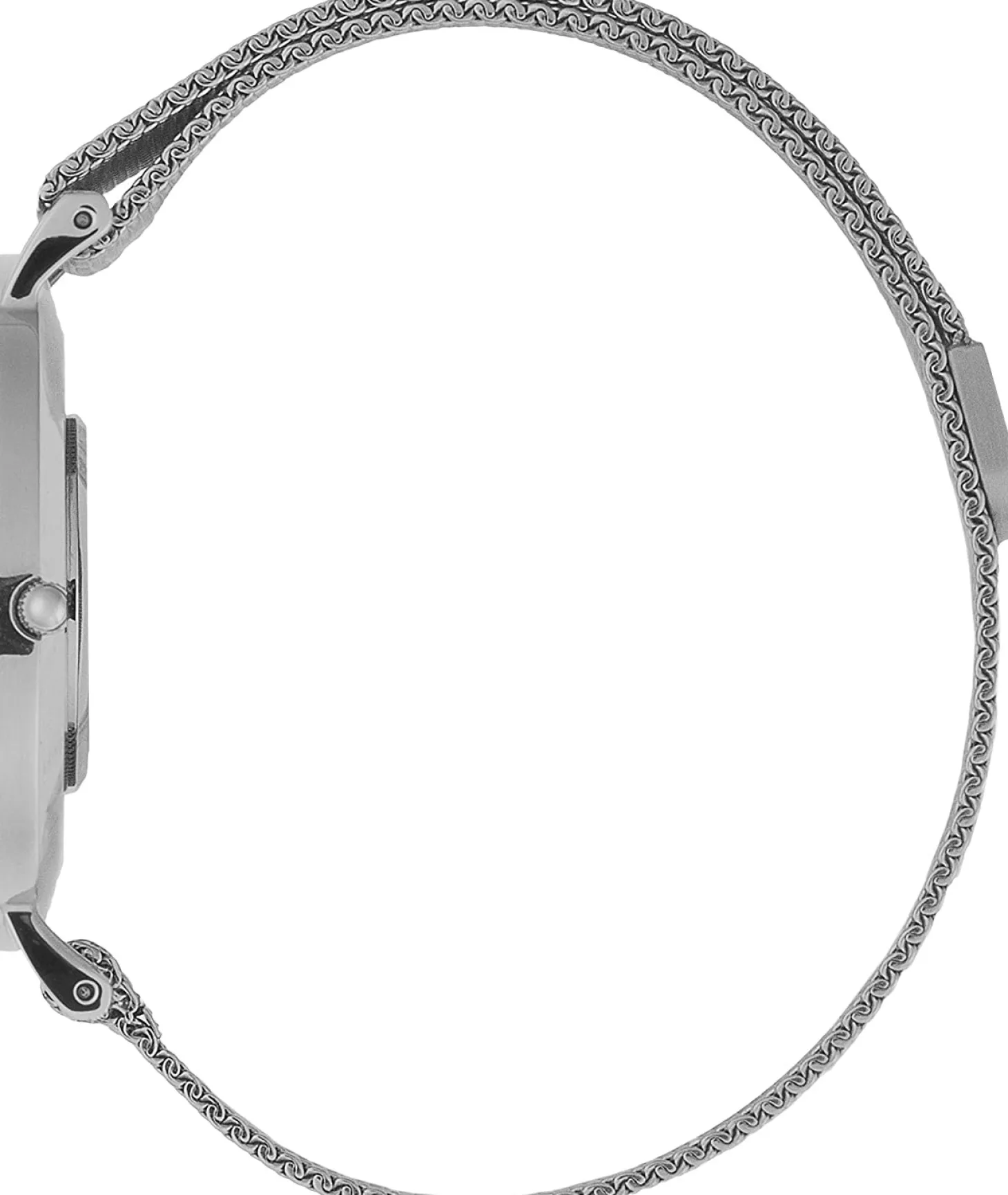 Ice-Watch Unisex Uhr Armbanduhr Ice City Milanaise Silver Shiny Medium 012700