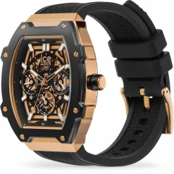 Ice‑Watch Unisex Uhr ICE boliday Black Rose‑Gold Skel Steel 024370