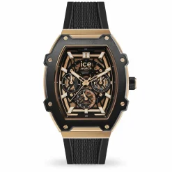Ice‑Watch Unisex Uhr ICE boliday Black Rose‑Gold Skel Steel 024370