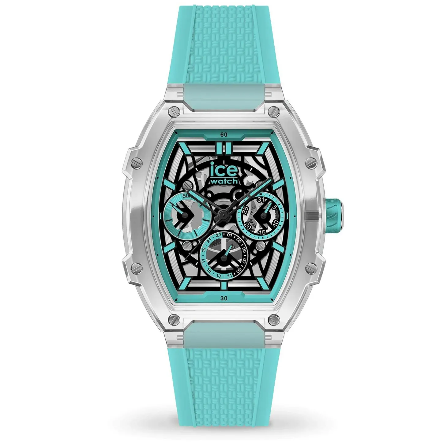 ICE‑WATCH Unisex Uhr ICE boliday clear blue skeleton 024287