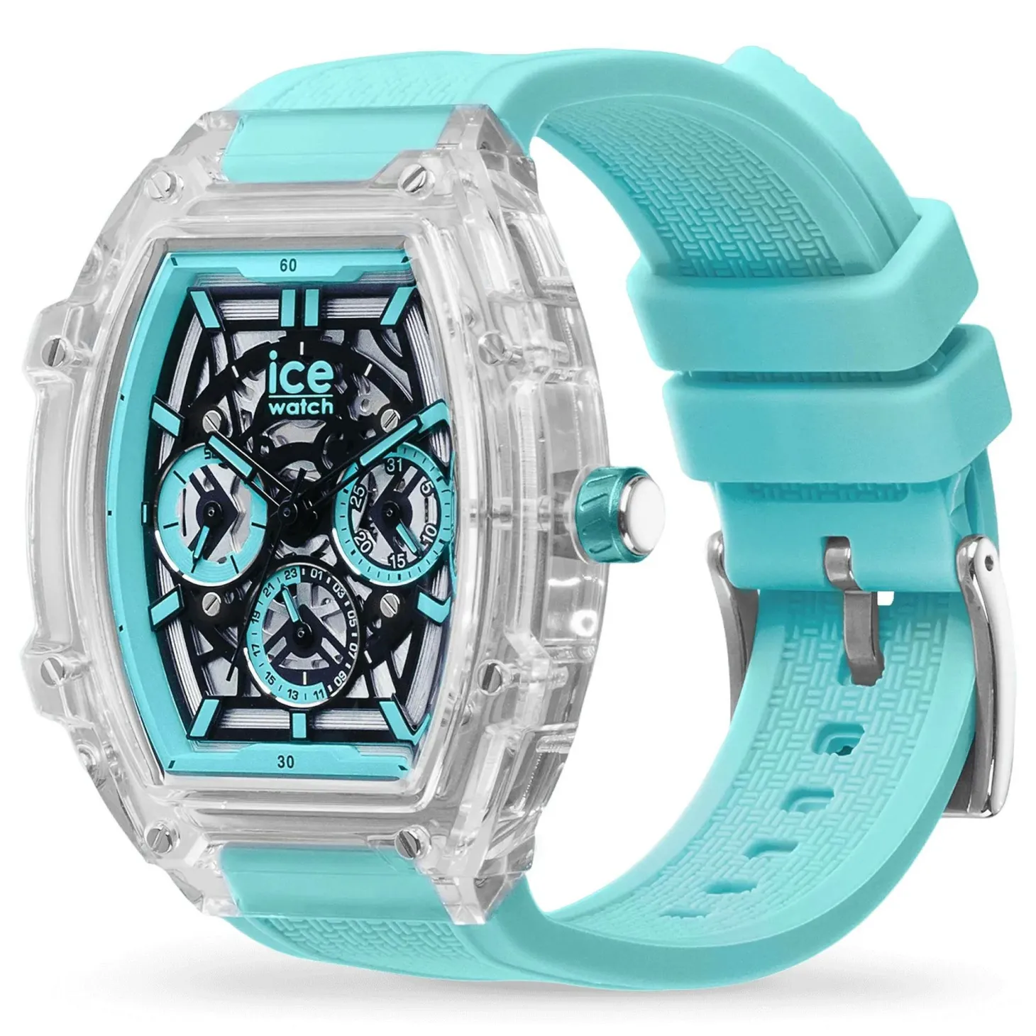ICE‑WATCH Unisex Uhr ICE boliday clear blue skeleton 024287