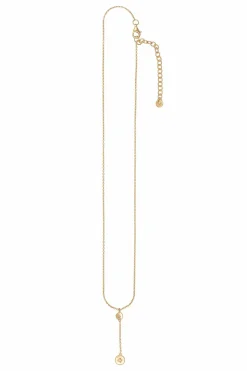 Kette 925 Silber vergoldet Plättchen Zirkonia 41185180713054