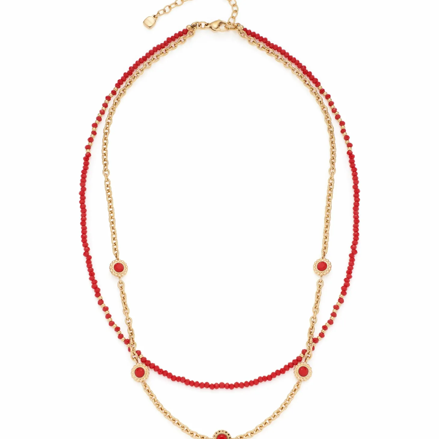 Leonardo Damen Halskette Florena 42cm Gelbgold 023545