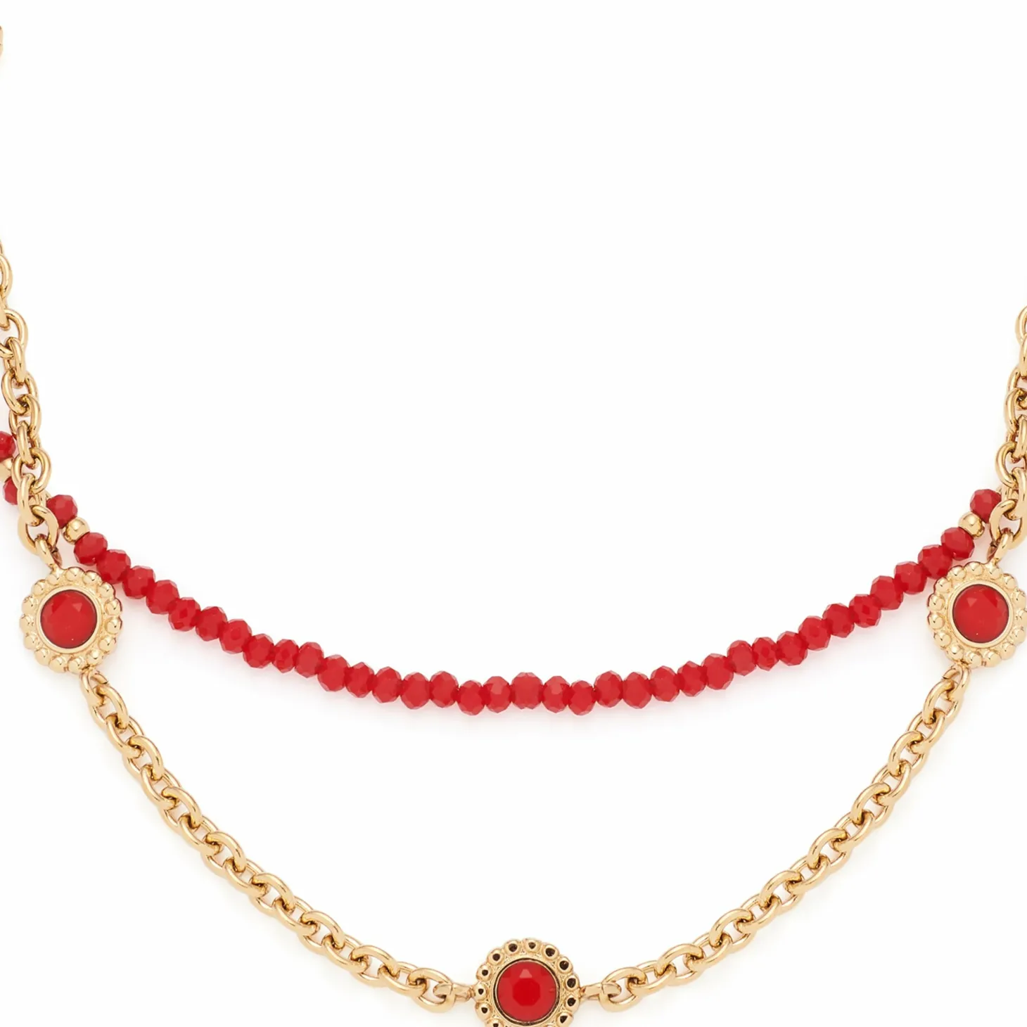 Leonardo Damen Halskette Florena 42cm Gelbgold 023545