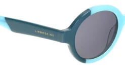 Liebeskind Damen Sonnenbrille Milchig blau Petrol 48-23-140 10437-00440