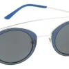 Liebeskind Damen Sonnenbrille silber/blau 46-24-140 10251-00240