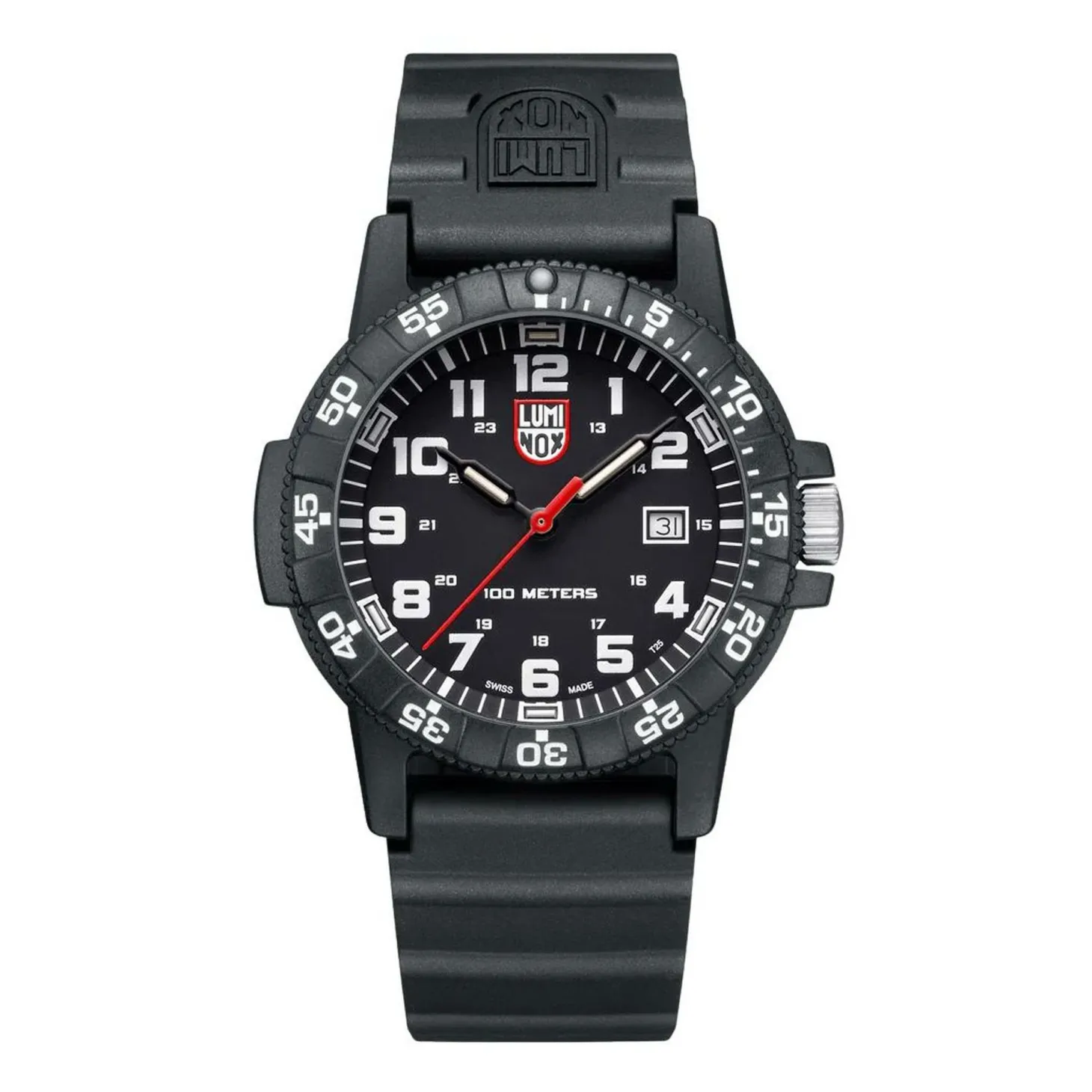 Luminox Armbanduhr Herren Leatherback SEA Turtle Giant 0320 Series Sea schwarz XS.ZC21