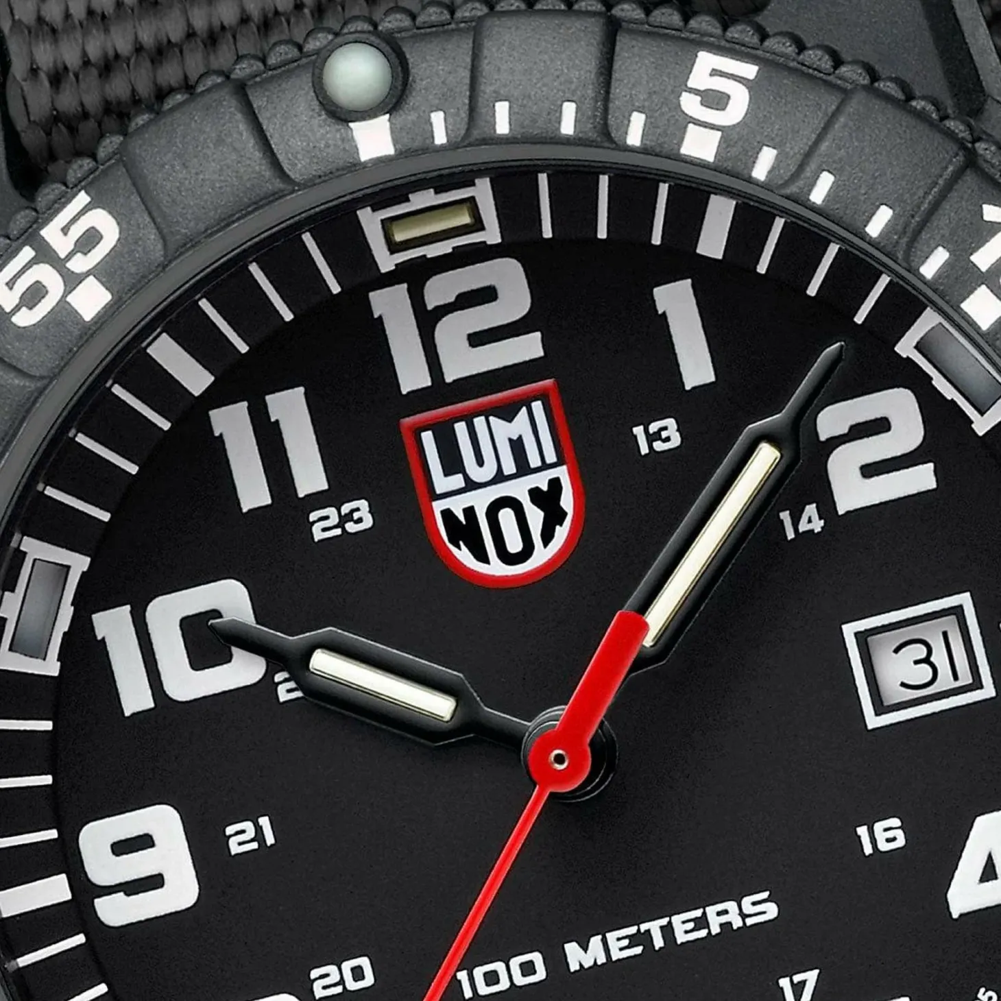 Luminox Armbanduhr Herren Leatherback SEA Turtle Giant 0320 Series Sea schwarz XS.ZC21