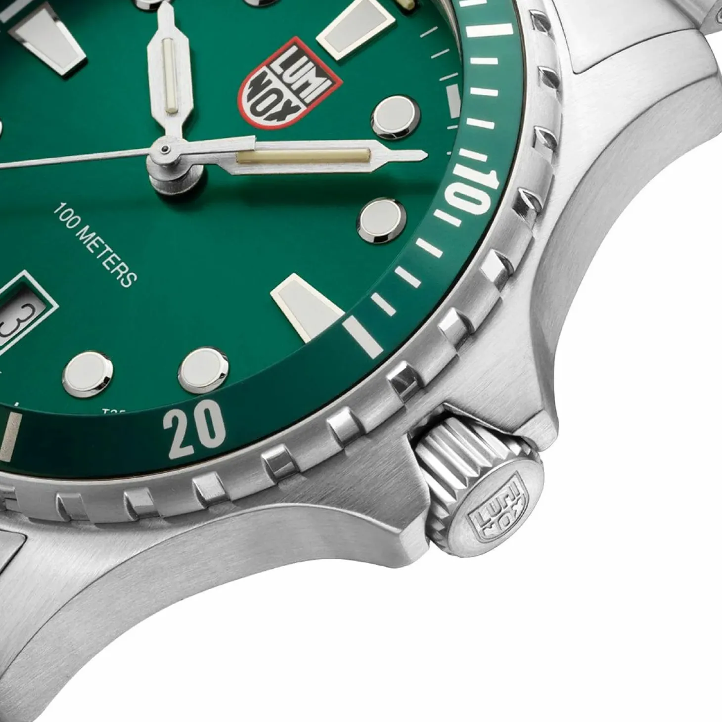 Luminox Armbanduhr Herren Sport Timer 0940 Series grün silber XS.0957