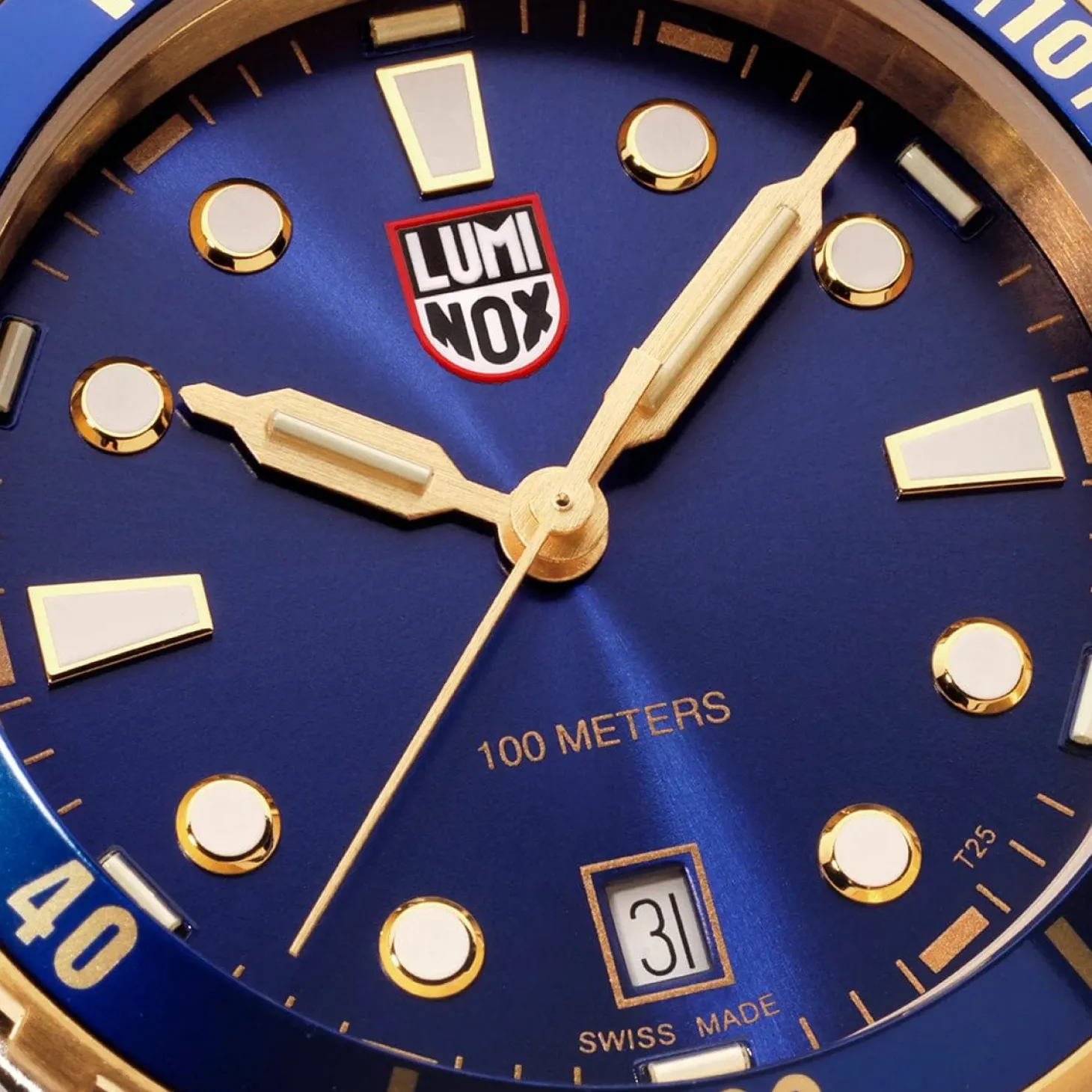 Luminox Armbanduhr Herren Sport Timer 0940 Series Bicolor Blau XS.0944