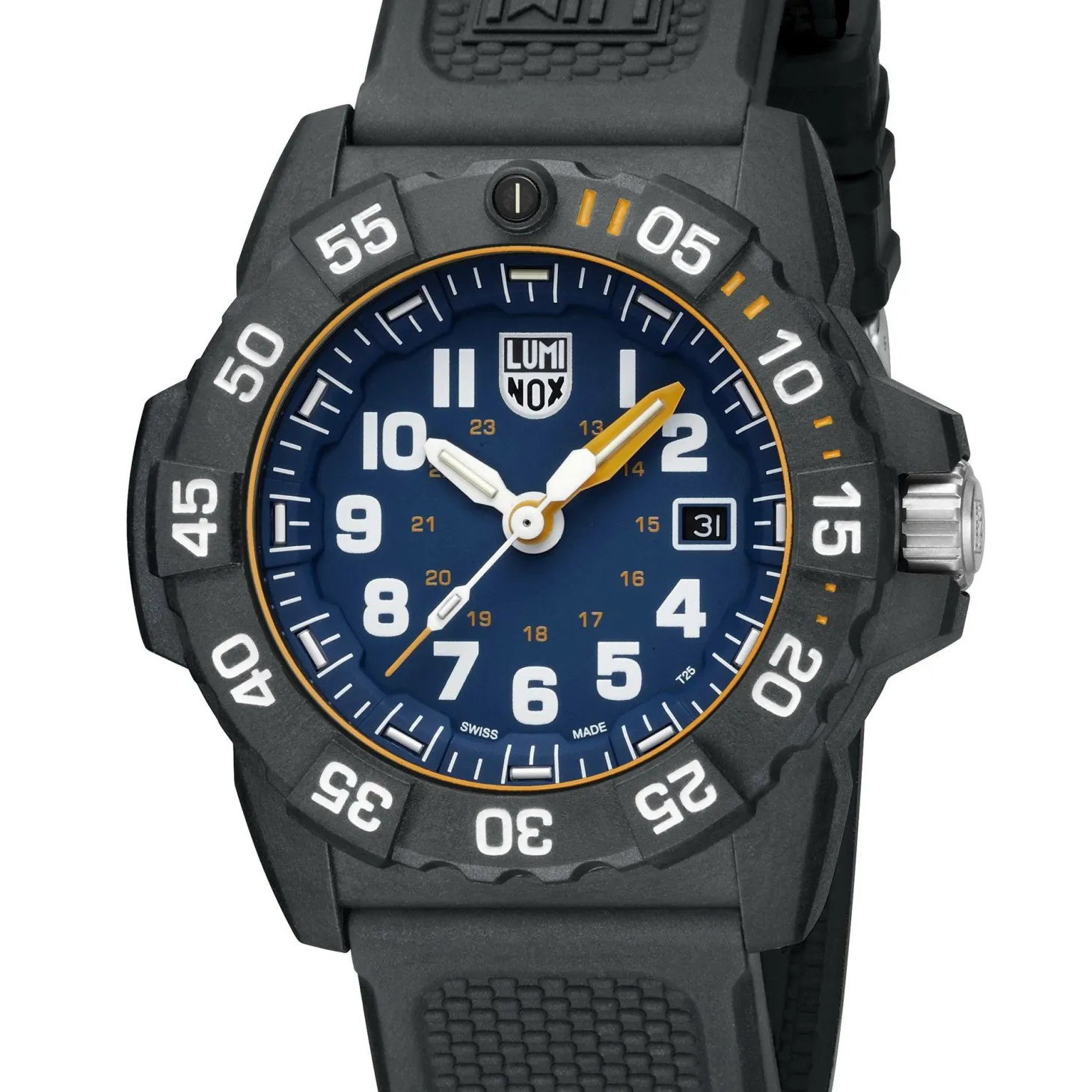 Luminox Armbanduhr Unisex NAVY SEAL Foundation 3500 Series Schwarz Blau XS.3503.NSF