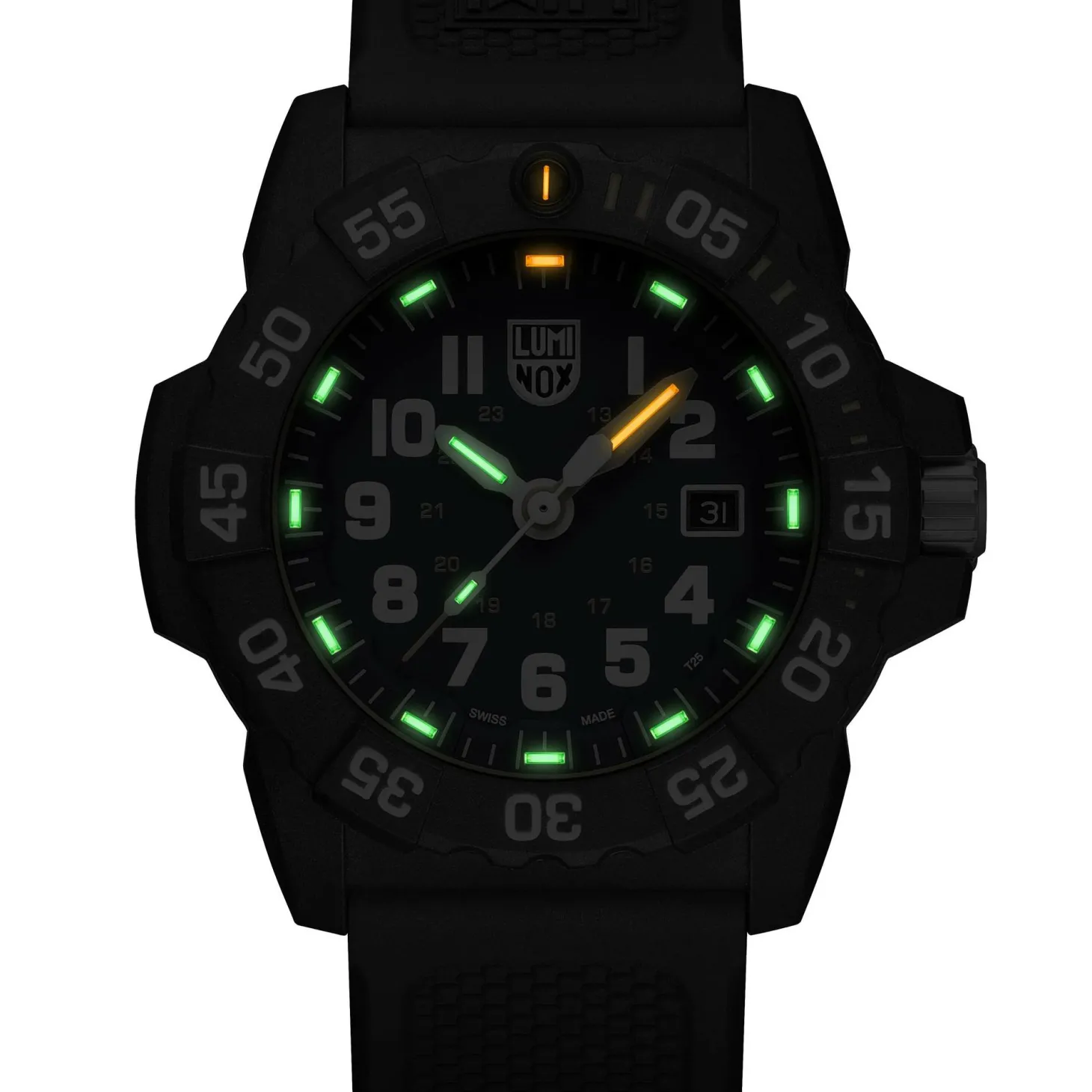 Luminox Armbanduhr Unisex NAVY SEAL Foundation 3500 Series Schwarz Blau XS.3503.NSF