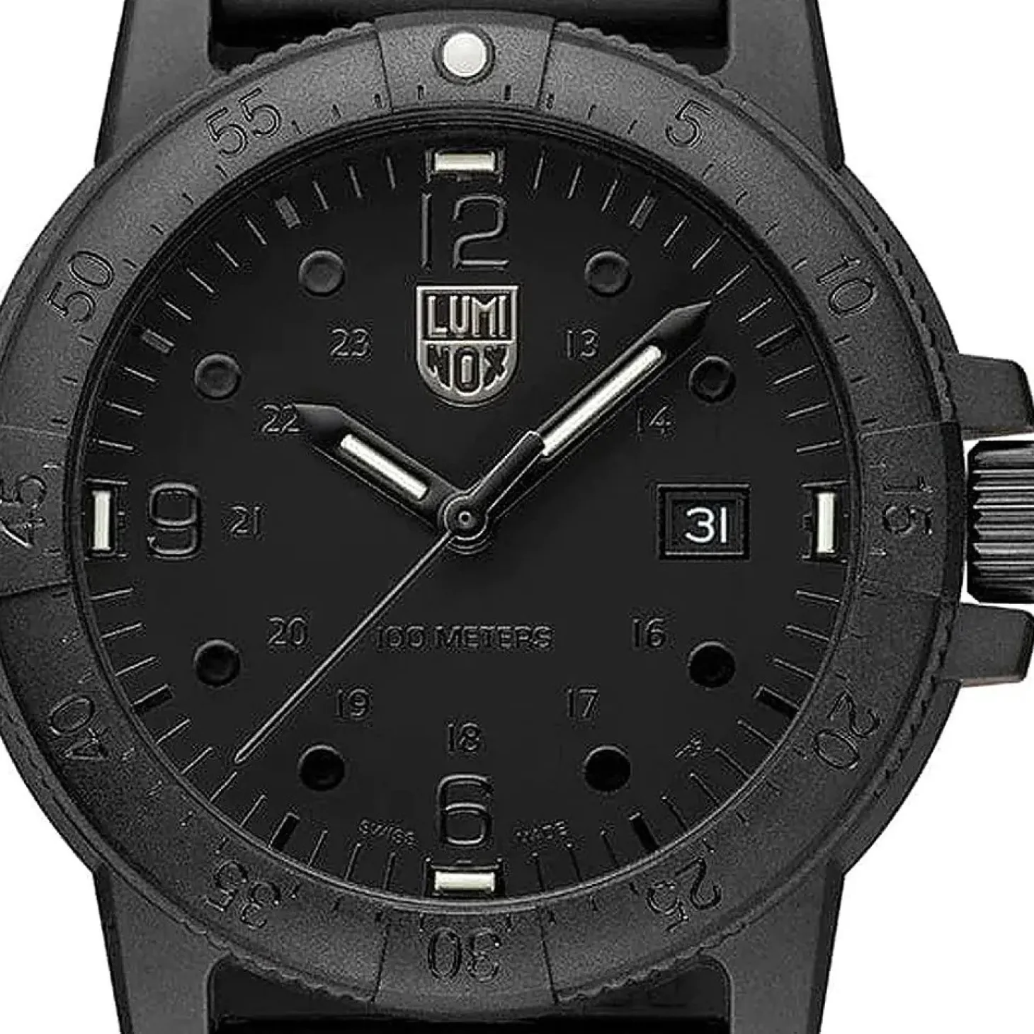 Luminox Herren Armbanduhr Sea Bass Carbonox Schwarz X2.2001.BO