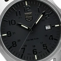 Luminox Herren Armbanduhr Patagonia Steel Schwarz X2.2502