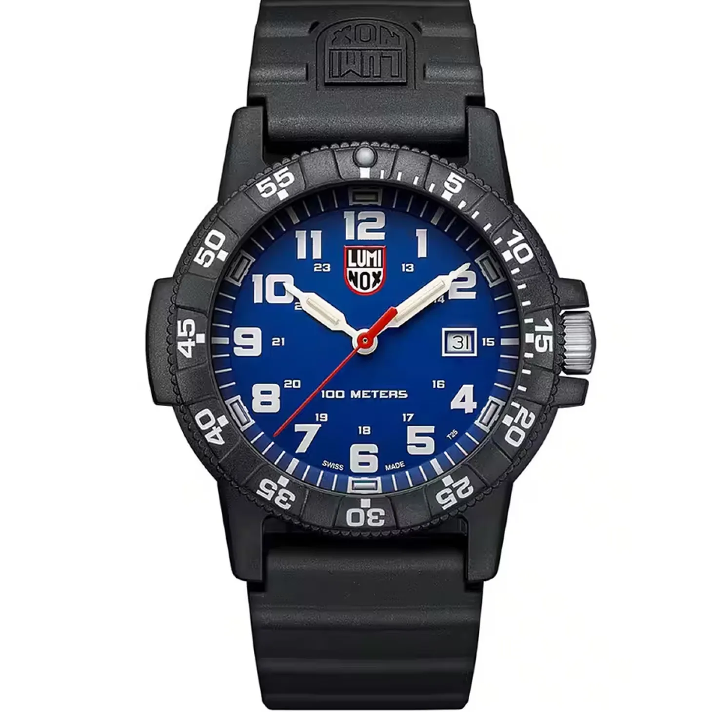 Luminox Herren Armbanduhr Leatherback Sea Turtle Giant Blau/Schwarz XS.0323.L