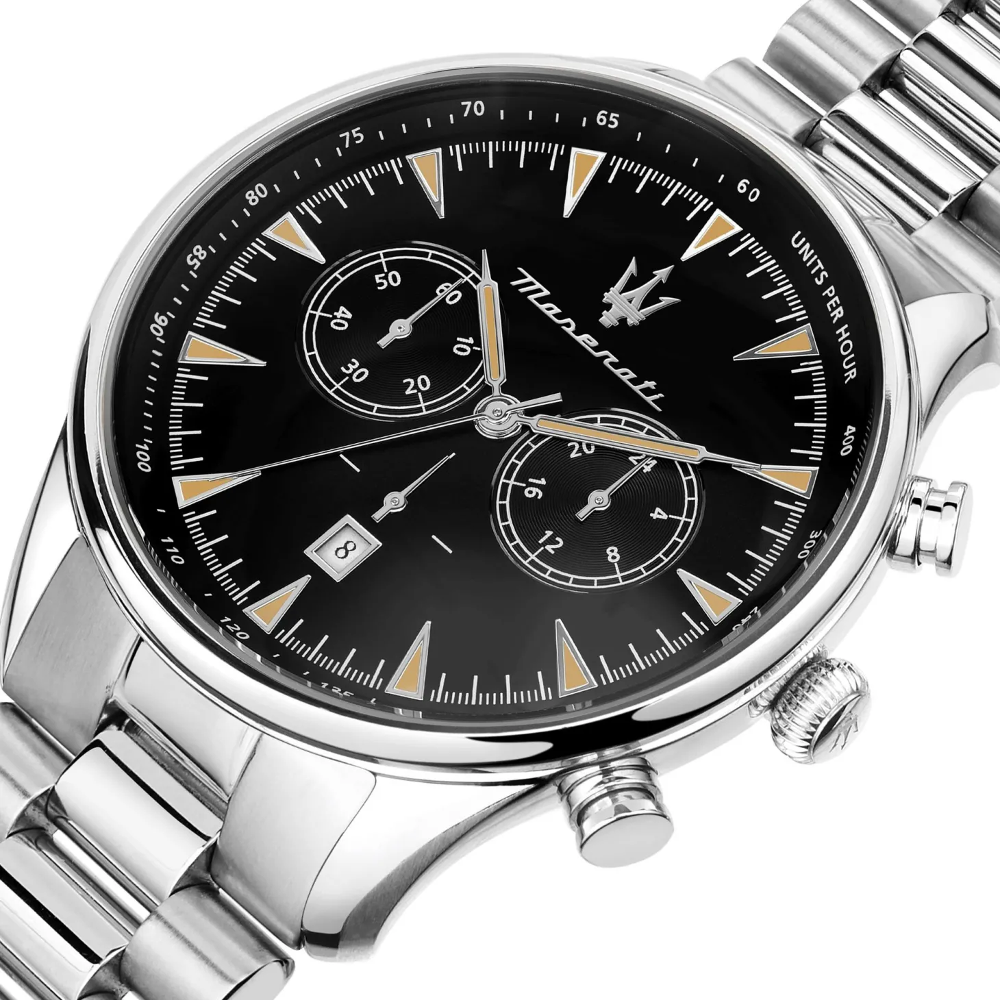 Maserati Herren Armbanduhr Tradizione NA Datumsfenster Armband Stainless Steel R8873646004