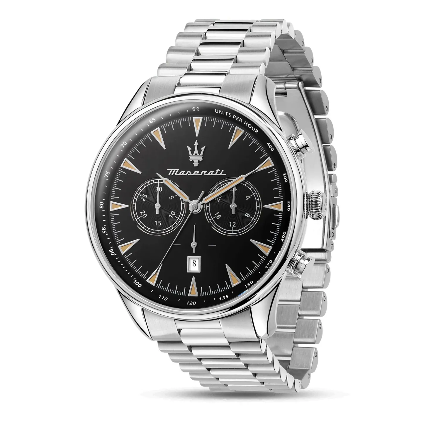 Maserati Herren Armbanduhr Tradizione NA Datumsfenster Armband Stainless Steel R8873646004