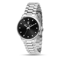 Maserati Herren Armbanduhr Tradizione NA Diamantene Markierung Armband Stainless Steel R8853147504