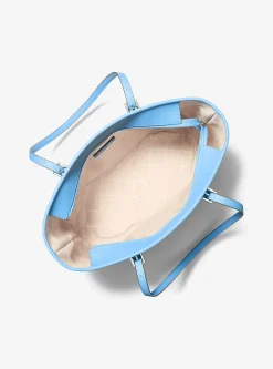 Michael Kors Damen Handtasche Jet Set Travel Tote LIGHT SKY 35T0STVL9L