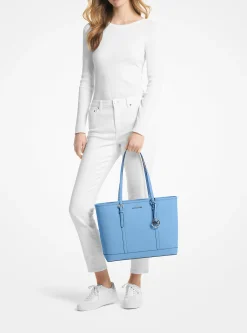 Michael Kors Damen Handtasche Jet Set Travel Tote LIGHT SKY 35T0STVL9L