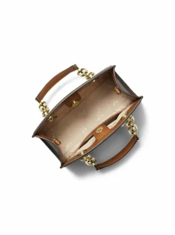 Michael Kors Handtasche 30S4GCYS1B252 Damen Satchel Braun/Acorn