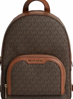 Michael Kors Rucksack Jaycee Medium Logo Backpack Damen Braun 35S2G8TB2B-BROWN-OS
