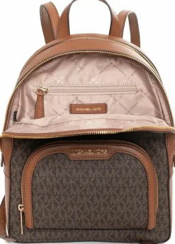 Michael Kors Rucksack Jaycee Medium Logo Backpack Damen Braun 35S2G8TB2B-BROWN-OS