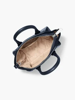 Michael Kors Handtasche Damen Avril Extra‑Small Leather Satchel Navy 35F4S4VC0L