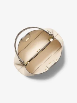 Michael Kors Handtasche Shoulder Bag Damen Pratt LT Cream 35S4G3FM5T