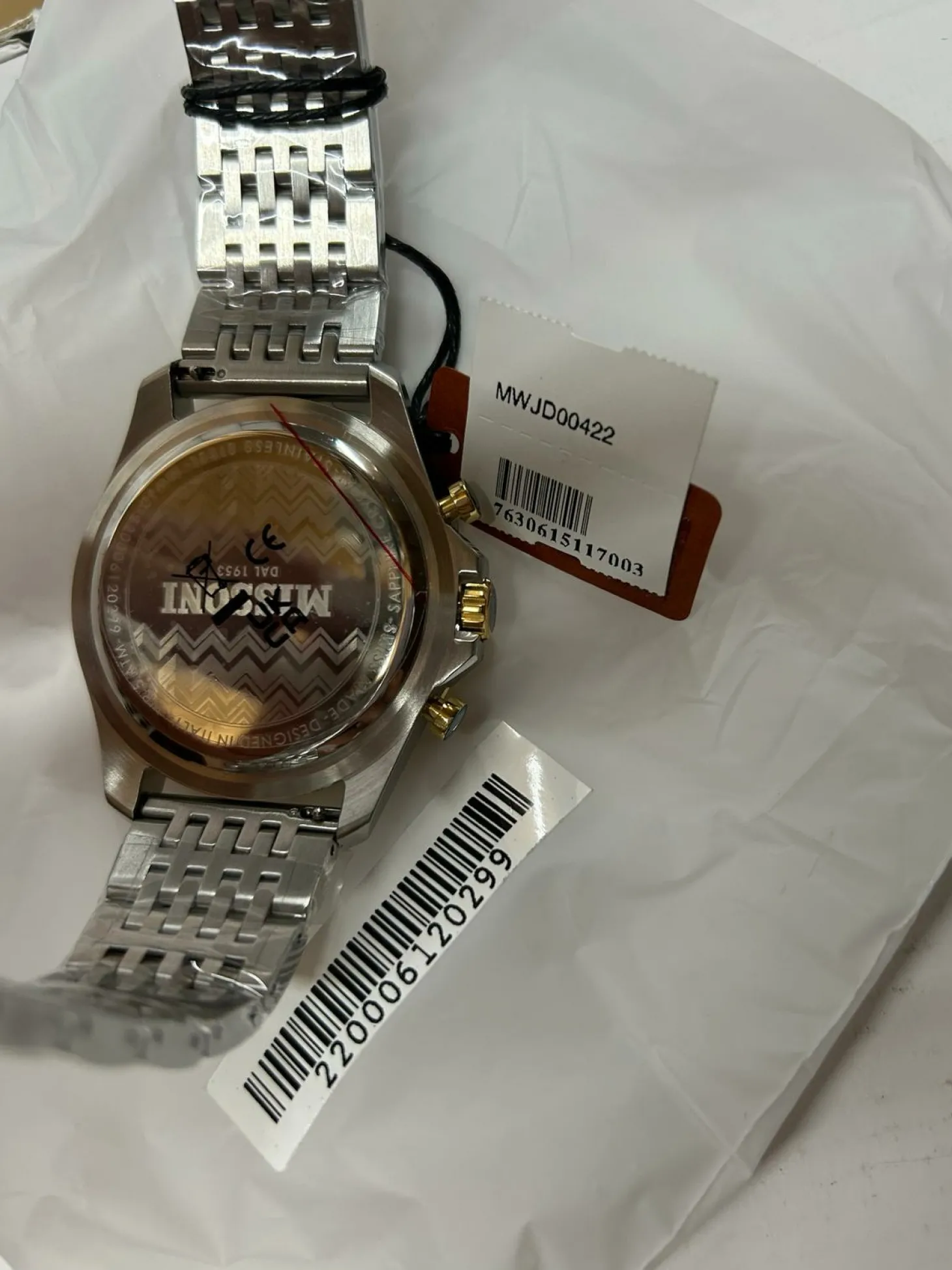 Missoni Schweizer Herrenuhr New Chrono