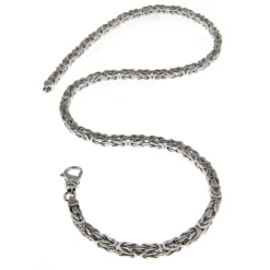 5mm Königskette 65cm - 585 Gold Weißgold