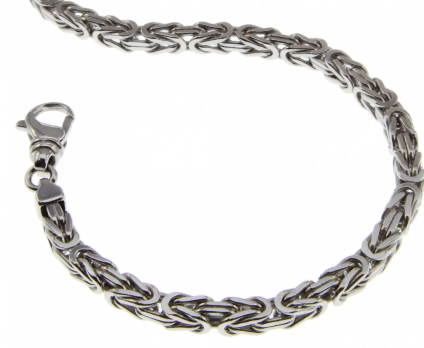 5mm Königskette 65cm - 750 Gold Weißgold