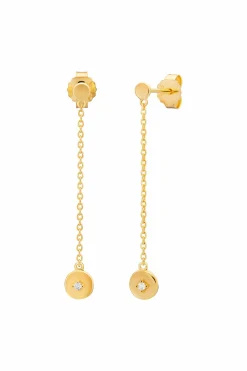 Ohrringe 925 Sterling Silber vergoldet Boho Zirkonia 41185176813662