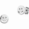 Ohrstecker 925/- Sterling Silber rhodiniert Smile 41183971835998