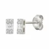 Ohrstecker 925 Sterling Silber rhodiniert Zirkonia 41185088405598