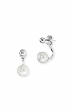 Ohrstecker 925-/ Sterling Silber rhodiniert Perlen 41183966986334