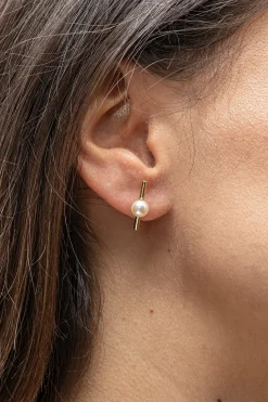 Ohrstecker 925/-Sterling Silber vergoldet Perlen 41184521060446