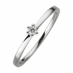 Orolino Gold 750 mit Brillant 0,05ct. Ring 41680129032286