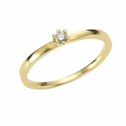 Orolino Gold 750 mit Brillant 0,05ct. Ring 41680452878430