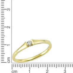 Orolino Gold 585 mit Brillant 0,08ct. Ring 41675854512222