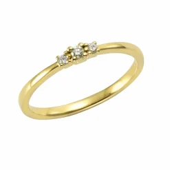 Orolino Gold 585 mit 3x Brillant zus. 0,08ct. Ring 41675855200350