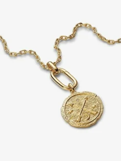 Pandora Anhänger Medaillon Goldfarben Gekreuzte Pfeile 764084C01