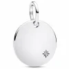 Pandora Anhänger Silber Gravurplatte mit Lab-Grown Diamant 394012C01