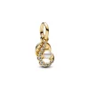 Pandora Charm-Anhänger Haken Goldfarben 763891C01