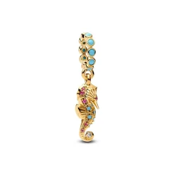 Pandora Charm-Anhänger Seepferdchen Goldfarben 763895C01