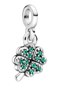 Pandora Damen Charm Vierblättriges Kleeblatt Silber 798974C01
