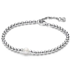 Pandora Damen Perlen-Armband 16cm Silber 593173C01-16